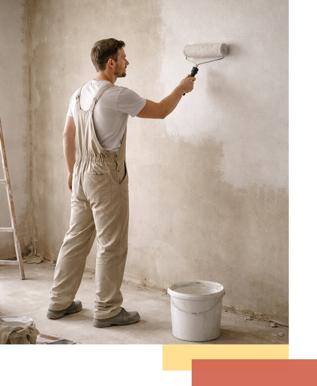 Грунтовка стен под отделку в Новом Уренгое профессиональным раствором