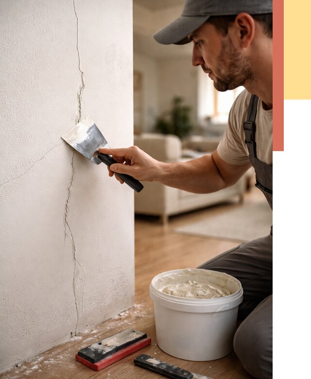 Заделка трещин и сколов в Новом Уренгое от 2548 руб. — быстро и недорого | ОТДЕЛОЧНИК-Нвг