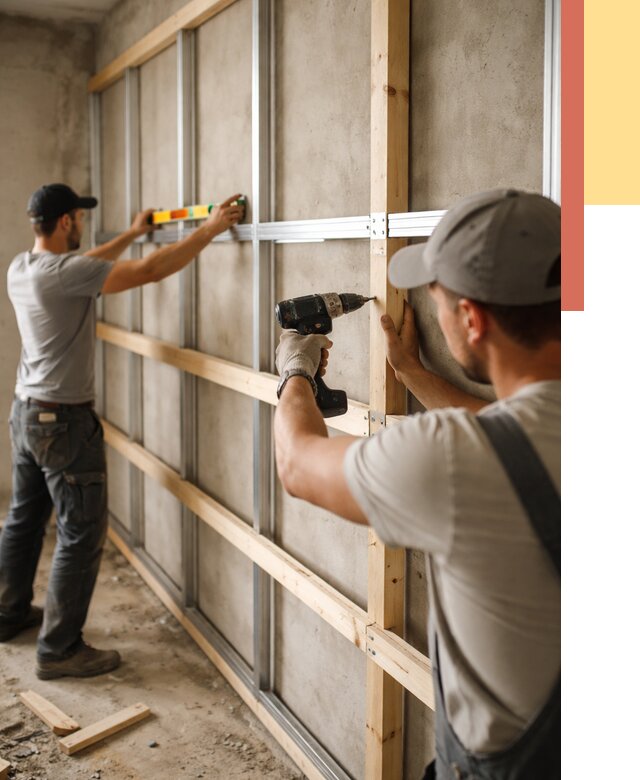 Устройство обрешетки под панели в Новом Уренгое от 2184 руб. — монтаж под ключ | ОТДЕЛОЧНИК-Нвг