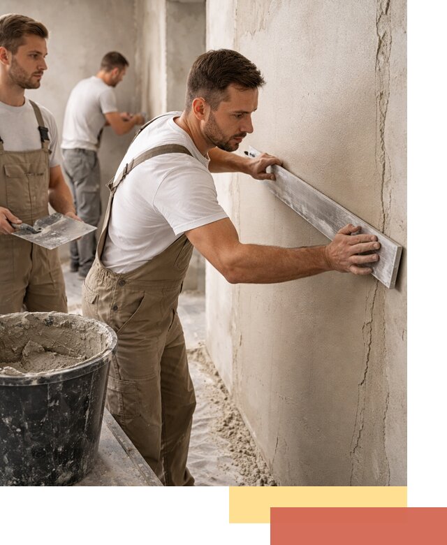 Штукатурка стен без маяков в Новом Уренгое быстро и качественно