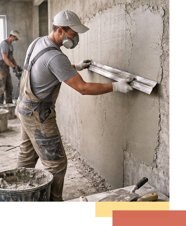 Штукатурка бетонных стен в Новом Уренгое качественно и долговечно