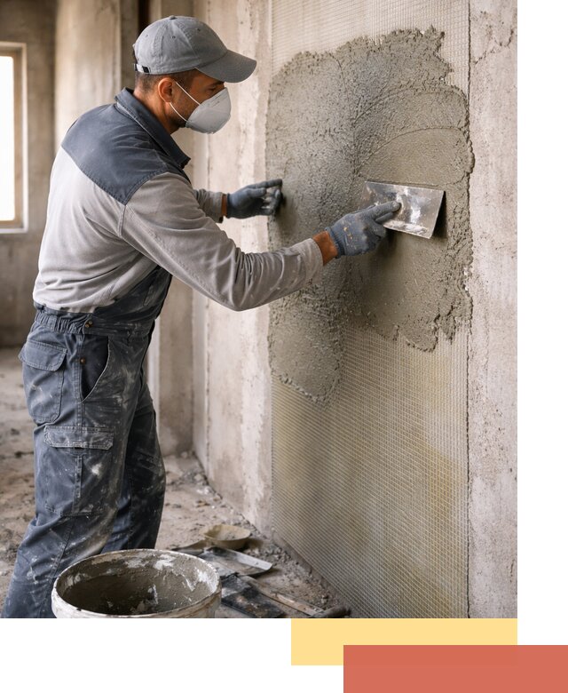 Штукатурка стен по сетке в Новом Уренгое под ключ качественно и быстро