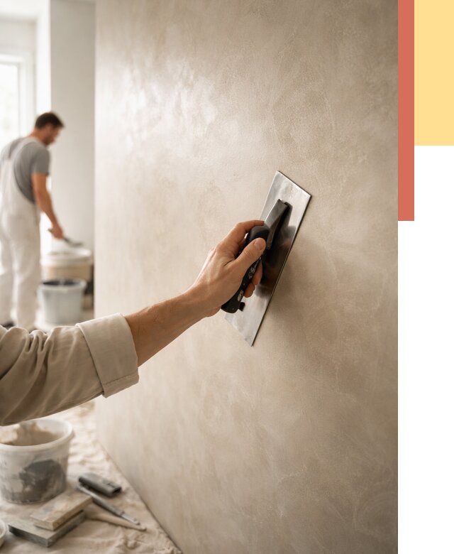 Венецианская штукатурка в Новом Уренгое от 3639 руб/м² — нанесение стен под ключ | ОТДЕЛОЧНИК-Нвг