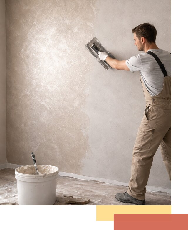 Декоративная штукатурка «Мокрый шелк» под ключ в Новом Уренгое