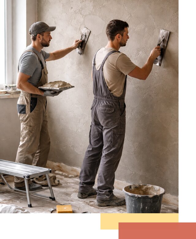 Ремонт декоративной штукатурки и восстановление фактуры в Новом Уренгое