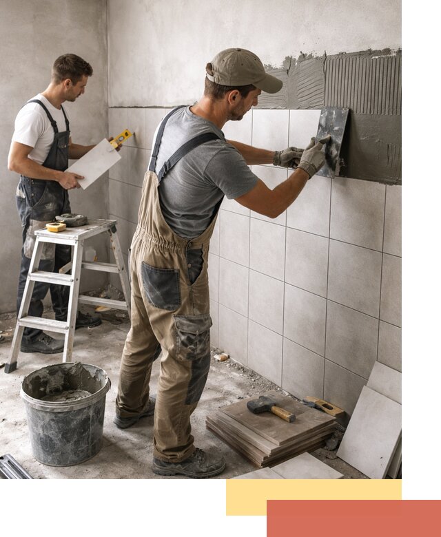 Укладка плитки на стены в Новом Уренгое профессионально и надежно