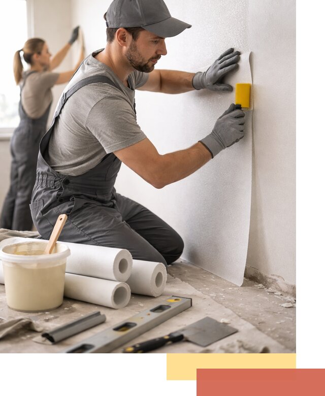 Поклейка стеклообоев профессионально в Новом Уренгое