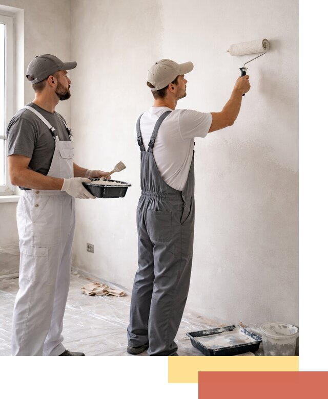 Покраска стен водоэмульсионной краской в Новом Уренгое