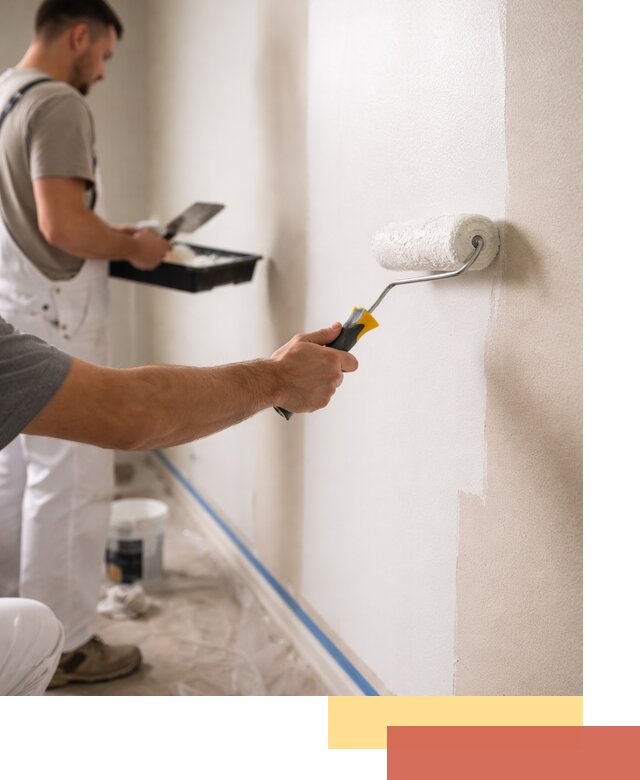 Покраска стен акриловой краской профессионально в Новом Уренгое