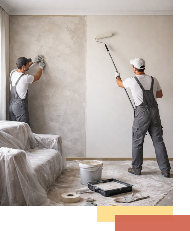 Покраска стен антивандальной краской в Новом Уренгое