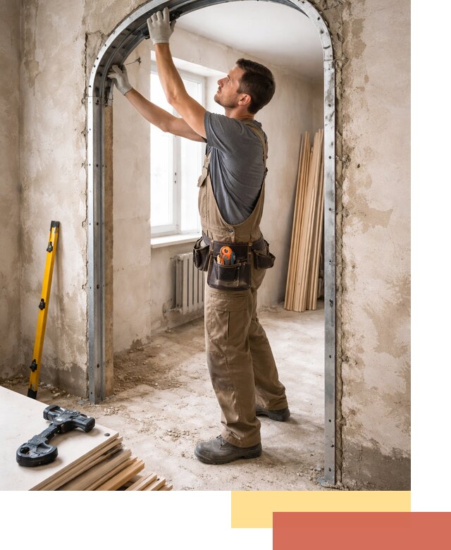 Устройство арочного проема в Новом Уренгое под ключ