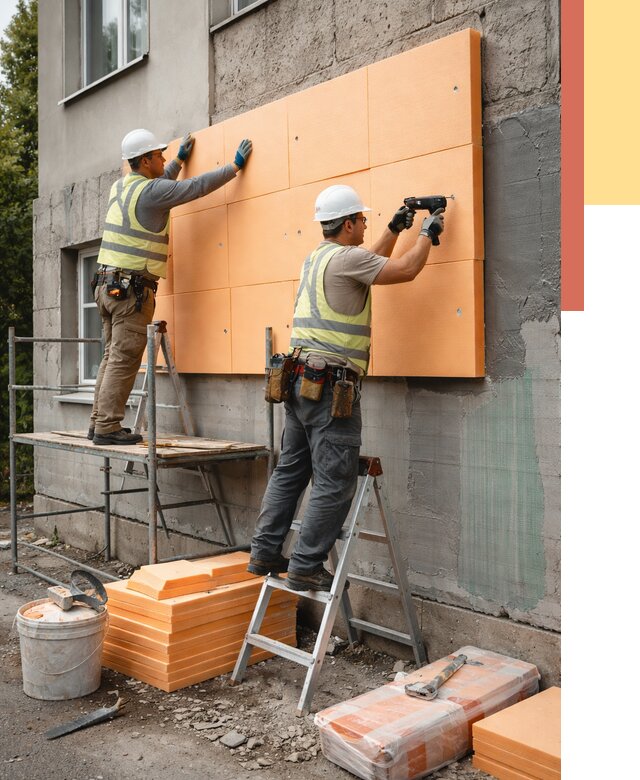 Утепление стен пеноплексом в Новом Уренгое от 1924 руб./м2 — быстро и недорого | ОТДЕЛОЧНИК-Нвг