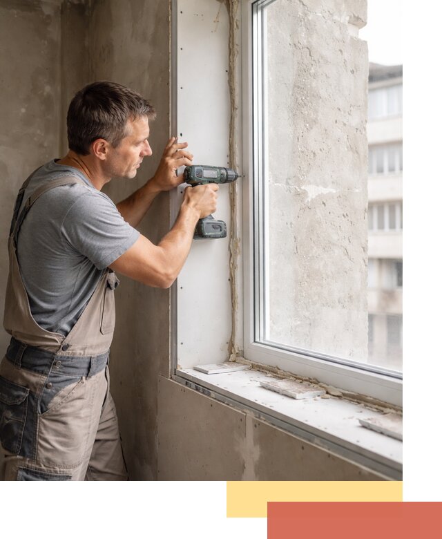 Монтаж гипсокартонных откосов в Новом Уренгое под ключ