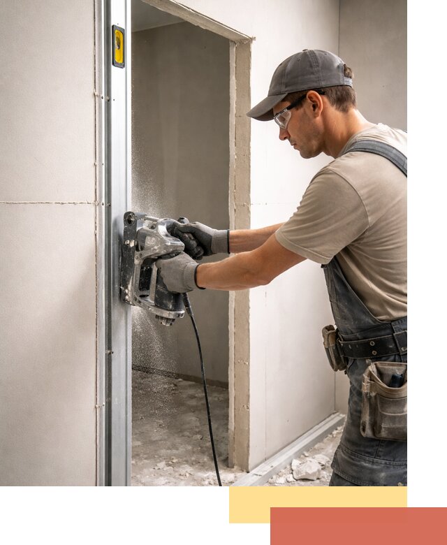 Устройство дверного проема в перегородке в Новом Уренгое