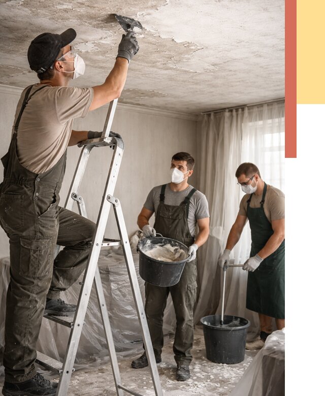 Удаление побелки с потолка в Новом Уренгое от 2600 руб. быстро и недорого | ОТДЕЛОЧНИК-Нвг