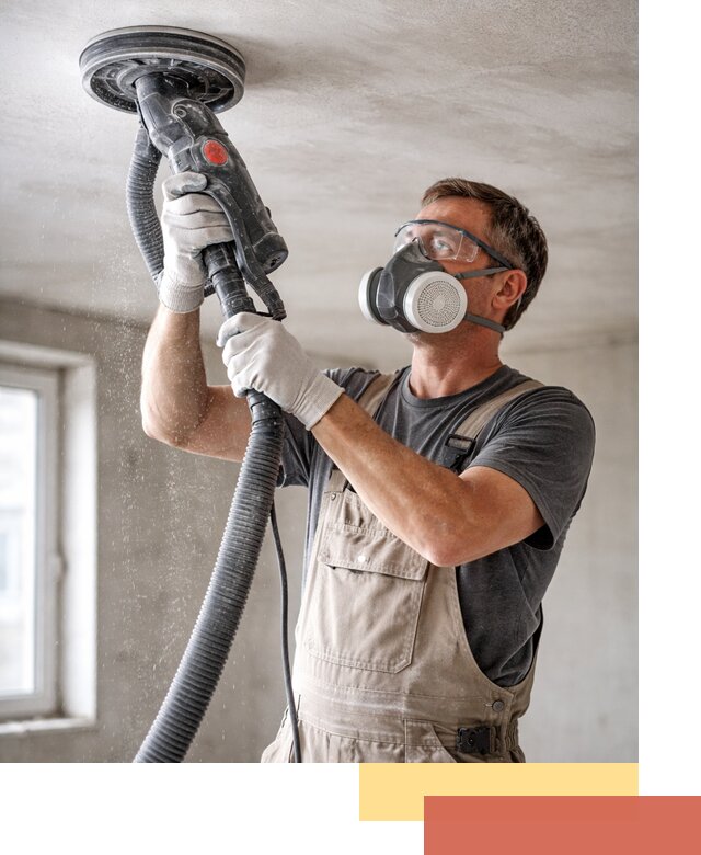 Шлифовка потолка в Новом Уренгое — качественная подготовка под отделку