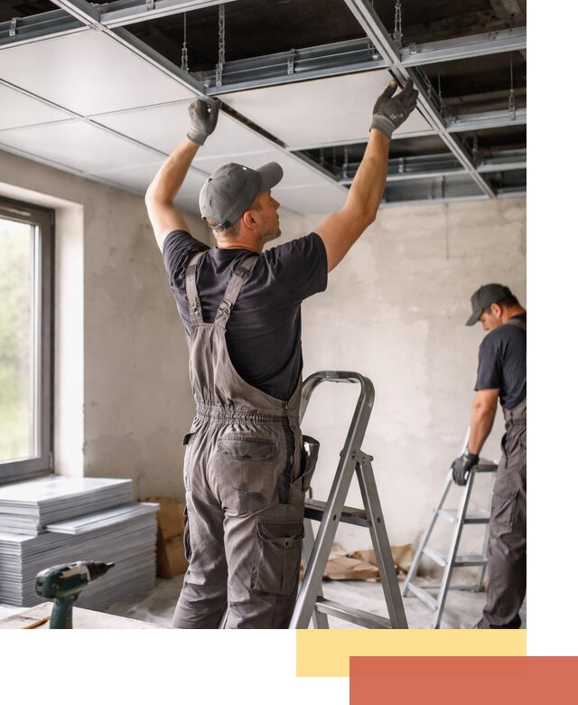 Монтаж кассетного потолка в Новом Уренгое качественно и быстро