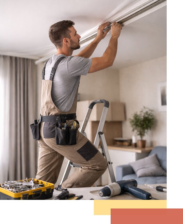 Ремонт натяжных потолков в Новом Уренгое — качественно и оперативно