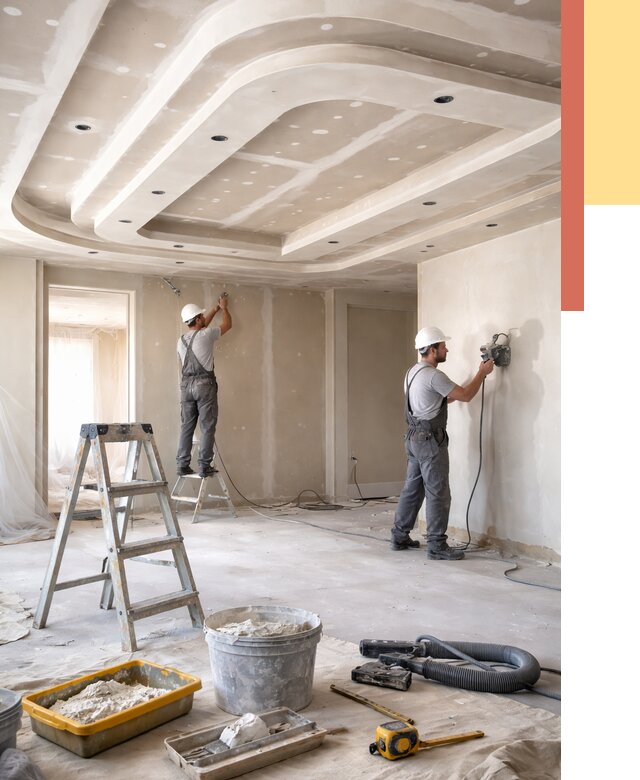 Многоуровневый потолок из гипсокартона в Новом Уренгое от 780 руб. под ключ | ОТДЕЛОЧНИК-Нвг