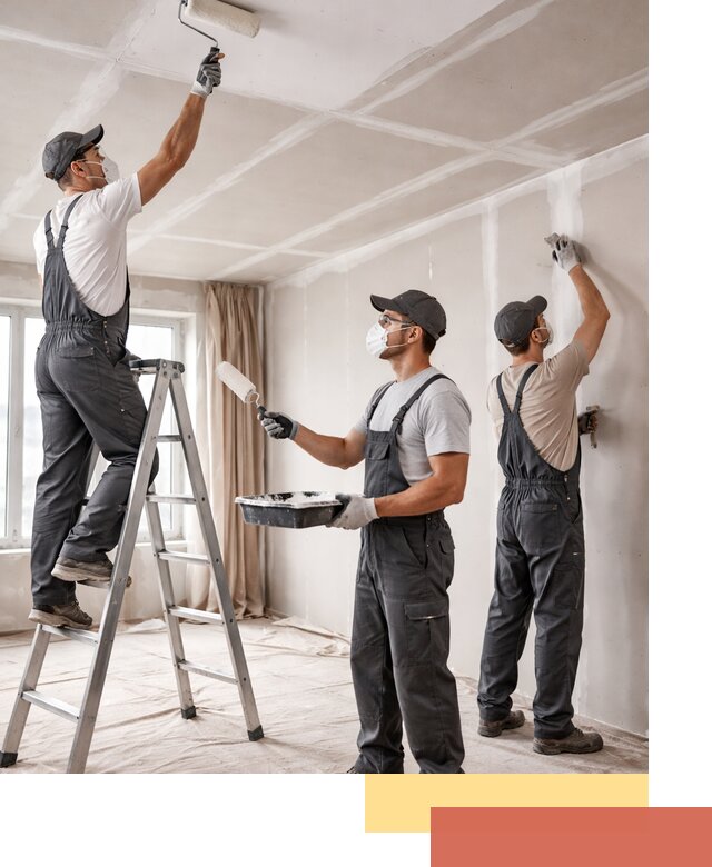 Покраска потолка из гипсокартона в Новом Уренгое качественно и недорого