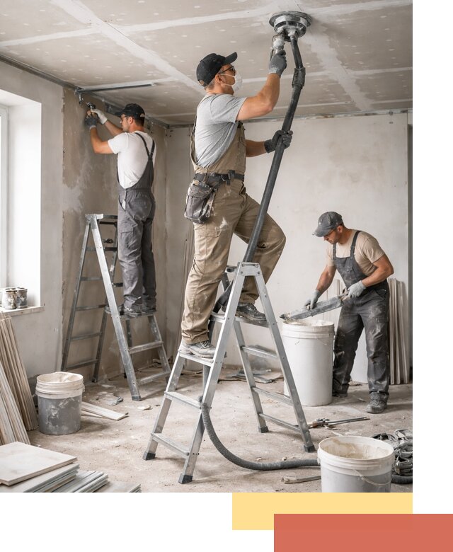 Ремонт потолка из гипсокартона в Новом Уренгое: быстрый и качественный монтаж