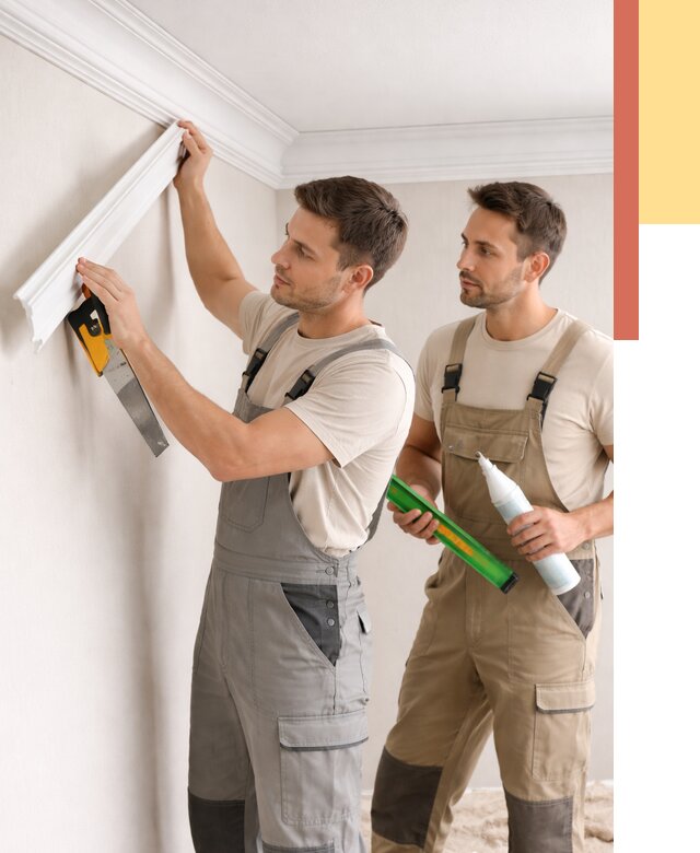 Монтаж потолочного плинтуса в Новом Уренгое от 2392 руб. — быстро и недорого | ОТДЕЛОЧНИК-Нвг