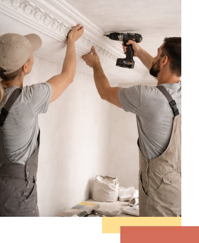 Профессиональный монтаж лепнины на потолок в Новом Уренгое