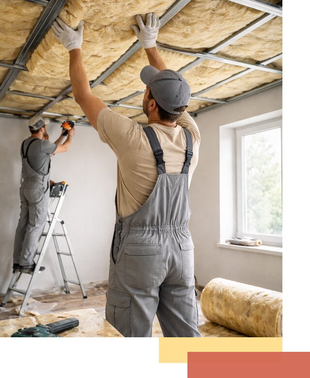 Утепление потолка под ключ в Новом Уренгое качественно и быстро