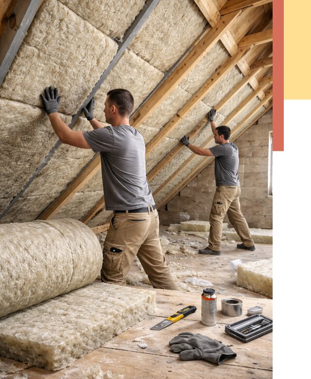 Утепление потолка минватой в Новом Уренгое от 1508 руб. — быстро и недорого | ОТДЕЛОЧНИК-Нвг