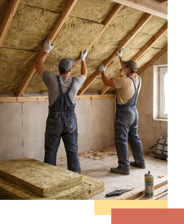 Утепление потолка минеральной ватой в Новом Уренгое