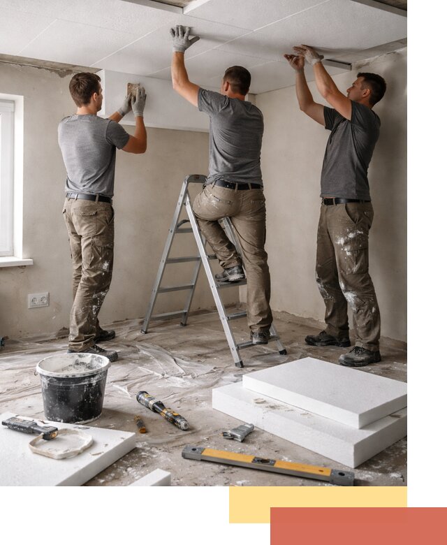 Утепление потолка пенопластом в Новом Уренгое быстро и качественно